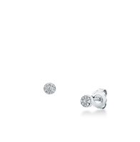 Orecchini Mirco Visconti Donna in Oro bianco Diamante 0.04 Ct BG415/10 - BG415/10